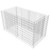Gabion Raised Bed Steel 70.9"x35.4"x39.4" Silver A949-142366