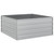 Garden Raised Bed 39.4"x39.4"x17.7" Galvanized Steel Silver A949-316885