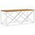 Coffee Table Stainless Steel and Solid Wood Acacia A949-349967
