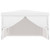 Party Tent with 4 Mesh Sidewalls 13.1'x13.1'White A949-48522