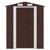Garden Shed Dark Brown 75.6"x107.9"x87.8" Galvanized Steel A949-3147461