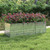 Garden Raised Bed 94.5"x31.5"x30.3" Galvanized Steel Silver A949-316886