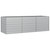 Garden Raised Bed 94.5"x31.5"x30.3" Galvanized Steel Silver A949-316886