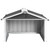 Garden Robot Lawnmower Shed 36.2"x38.2"x24.8" Galvanized Steel Anthracite A949-150909