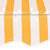 Manual Retractable Awning with LED 157.5" White and Orange A949-145861