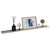  Wall Shelves 4 pcs Concrete Gray 45.3"x3.5"x1.2 A949-326708