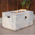 28" Gray Aluminum Natural gas Rectangular Fire pit table With Cover N270-535175