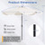 10 FT Scalloped Solar Patio Umbrella with 24 LED Lights and Tilt Adjustment-Beige B593-NP13216