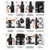 Button Maker Machine 1"/1.25"/2.25"(25/32/58 mm) Pin Maker Black, with 300pcs Button Parts, Circle  E415-SL253258MM300D5JW002V0