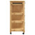 Kitchen Trolley MONZA 33.1"x15.7"x34.8" Solid Wood Pine A949-376112