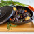 Black 4 Quart Lightweight Cast Iron Braiser Made in USA Q280-BLBRUSA15013