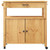 Kitchen Trolley MONZA 33.1"x15.7"x34.8" Solid Wood Pine A949-376106