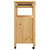 Kitchen Trolley MONZA 33.1"x15.7"x34.8" Solid Wood Pine A949-376106