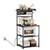 Kitchen Bakers Rack, 4.6ft Power Cable Bakers Rack with Power Outlet, Kitchen Stand with X-Shaped S E415-LSHBJ236INCHMB6EE001V1