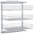3-Tier Pull-out Kitchen Wire Basket Silver 18.5"x13.8"x22 A949-50970