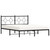  Metal Bed Frame without Mattress with Headboard Black 59.1"x78.7 A949-376228