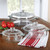 6-Piece Round Glass Casserole Cookware Bakeware Set with Lids Q280-LRGCS519815