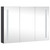  LED Bathroom Mirror Cabinet 35"x5.5"x24.4 A949-325544