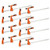 Bar Clamps for Woodworking, 8-Pack, 24" Opening F Clamps, 600 lbs Load Limit, with Plastic Pad and  E415-FJZTDSD8JT2498702001V0