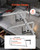 Bar Clamps for Woodworking, 4-Pack, 12" Opening, 4.72 in Throat Depth, 1200 lbs Load Limit, Sturdy  E415-FJDDX4JT12INIIZTV001V0
