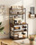 Kitchen Bakers Rack, 5 ft Power Cable Bakers Rack with Power Outlet, Kitchen Stand with X-Shaped Su E415-LSHBJ315INCHP16Q2001V1