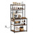 Kitchen Bakers Rack, 5 ft Power Cable Bakers Rack with Power Outlet, Kitchen Stand with X-Shaped Su E415-LSHBJ315INCHP16Q2001V1