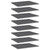  Bookshelf Boards 8 pcs High Gloss Gray 23.6"x19.7"x0.6" Engineered Wood A949-805281
