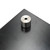 Kitchen Backsplash Black 39.4"x23.6" Tempered Glass A949-249492