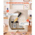 Button Maker Machine, 2.25" / 58 mm, Solid Metal Pin Maker with 100pcs Button Parts, Circle Cutter  E415-QJSKXZJ58MMX5T5X6001V0