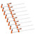Bar Clamps for Woodworking, 8-Pack, 36" Opening F Clamps, 600 lbs Load Limit, with Plastic Pad and  E415-FJZTDSD8JT3680VF3001V0