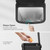 Black 13-Gallon Kitchen Trash Can with Motion Sensor Lid and Carbon Filter Q280-BLTGSMC69581742