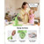 Button Maker Machine, 2.28/2.95 inch 2-in-1, Plastic Pin Maker with 200 pcs Button Parts, Circle Cu E415-SLKXZJ5875MMDYV91001V0