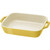 2 Piece Ceramic Stoneware Bakeware Casserole Baking Dish Set in Yellow / Ivory Q280-CTYRGBD495869382