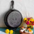 Black 10 inch Lightweight Cast Iron Skillet -  Da de los Muertos - Made in USA Q280-DOTDSU1120518