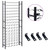 Wine Rack for 96 Bottles Black Iron A949-325923