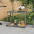 Bar Cart Gray 39.4"x17.7"x32.7" Poly Rattan A949-316667