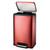 Stainless Steel 13-Gallon Kitchen Trash Can with Step Lid in Copper Red Finish Q280-RESC1342