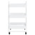 3-Tier Trolley White 16.9"x13.4"x31.1" Steel A949-335866
