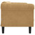  Sofa 2-Seater Brown Faux Suede Leather A949-372584