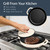 Cream 6-Piece Non-Stick Cast Iron Cookware Set - Skillet Grill Pan Dutch Oven Q280-VANBC501993