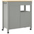 Kitchen Trolley MONZA 33.1"x15.7"x34.8" Solid Wood Pine A949-376110
