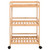 Kitchen Trolley with Wheels Natural 18.11 x 14.96 x 29.92 in A949-42028297