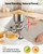 Manual Grain Mill with High Hopper, Hand-Crank Corn Grinder, Heavy Duty Cast Iron Wheat Grinding Mi E415-SDMPSGDZTWFC5POZ1001V0