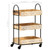 3-Tier Kitchen Trolley 18.1"x11.8"x29.9" Solid Mango Wood A949-289093