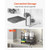 Kitchen Sink Caddy Organizer, 2 Tier Sponge Holder for Kitchen Sink with High Brush Holder & Divide E415-HMJTMSBXGDH0QOF3O001V0