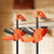 Bar Clamps for Woodworking, 2-Pack 12 inch One-Handed Clamp/Spreader, Quick-Grip F-Clamp with 340 l E415-FJ12INCH2GKSTBKR0001V0