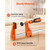 Bar Clamps for Woodworking, 8-Pack, 6" and 12" F Clamps, 600 lbs Load Limit, with Plastic Pad and S E415-FJZTDSD8JT6IBWBGS001V0
