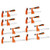 Bar Clamps for Woodworking, 8-Pack, 6" and 12" F Clamps, 600 lbs Load Limit, with Plastic Pad and S E415-FJZTDSD8JT6IBWBGS001V0