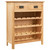 Wine Cabinet 28.3"x12.5"x35.4" Solid Oak Wood A949-247043