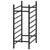 Wine Rack for 48 Bottles Black Metal A949-289563